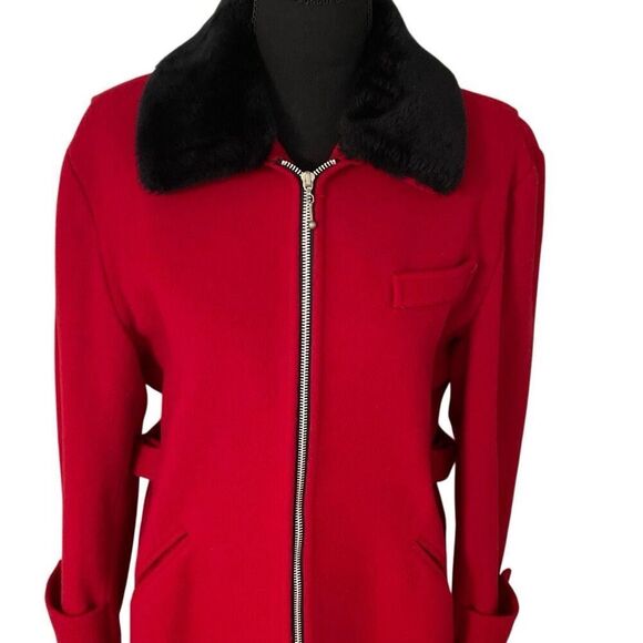 Jonathan Michael Vintage Wool Faux Fur collar - Picture 2 of 14